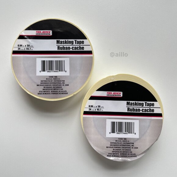 Tool Bench Hardware Masking Tape, 50-yd. Roll - Picture 12 of 16